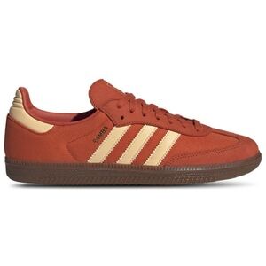 Adidas Samba Orange and Cream Sneakers
